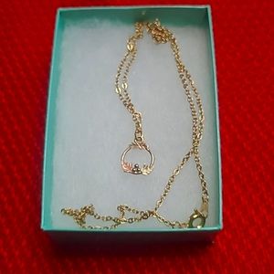 Black Hills Gold multi tone leaf pendant on chain